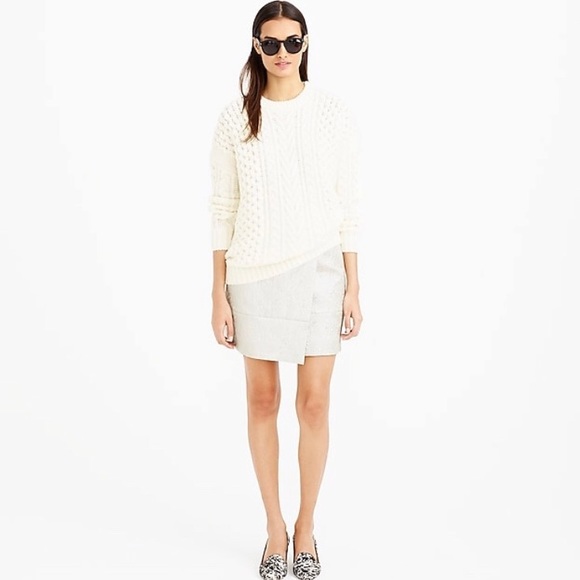 J crew metallic skirt - Picture 2 of 8